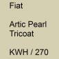 Preview: Fiat, Artic Pearl Tricoat, KWH / 270.